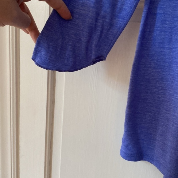 Patagonia 3/4 Sleeve Women’s Lightweight Size Large Tee Shirt Blue - Picture 4 of 9